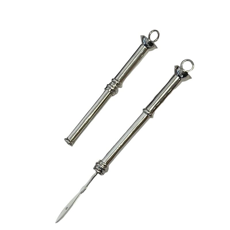 JB Silverware Silver Retractable Toothpick