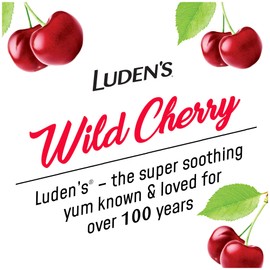 Luden's Soothing Throat Drops, Box Wild Cherry, 20 ct (Pack of 1)