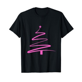 Vintage Luminous Christmas Tree Merry Christmas Women T-Shirt