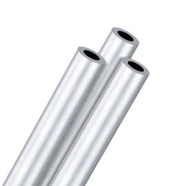 M METERXITY 3-Pack 300mm 6063 Aluminum Round Tube, 14mm ID 22mm OD Seamless Aluminum Tubing for Construction/Machining/DIY Crafting, Metal Straight Pipe [0.55"x0.87"x12"]