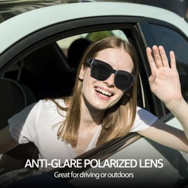 SIPHEW Polarized Fit Over Sunglasses For Women,Trendy Oversized Sun Glasses with UV400 Protection for Outdoor/Driving