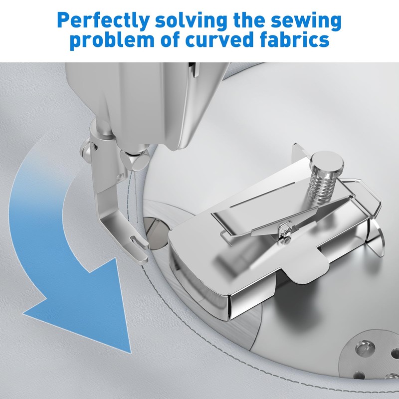 Armilem Magnetic Seam Guide for Sewing Machine, Multifucntional Clip-On Hem