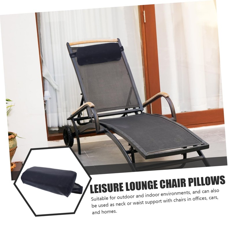 CIYODO Folding Beach Chair Pillow Headrest Lumbar Pillow for Outdoor