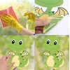 CCINEE 85 PCS Dinosaur Window Cling Decals for Kids,Assorted Cute