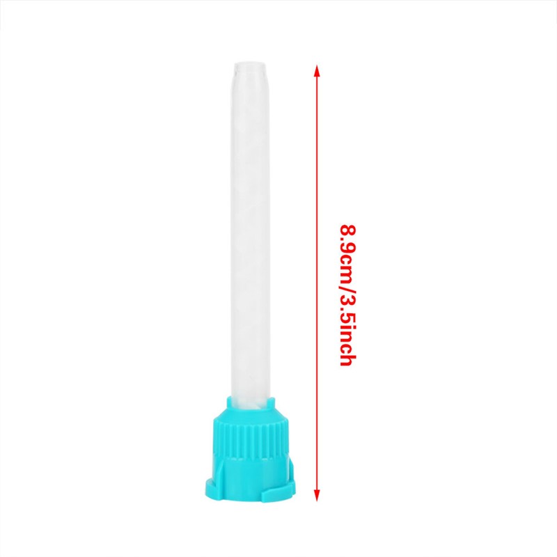 50PCS Disposable Dental Intraoral Mixing Tips Silicone Rubber Mix Propotion
