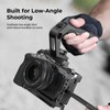 SMALLRIG 軽量NATOクランプトップハンドル 小型カメラトップグリップわずか119g ARRI用の位置決め穴付きハンドグリップとコールドシューマウント2つ NATOレール内蔵カメラケージ用 5977