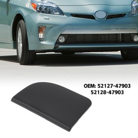 Briny River 2Pcs Front Bumper Tow Hook Cover 52127-47903 52128-47903 Right +Left Side Compatible with Toyota Prius 1.8L 2012~2015