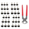 36 Pairs High Heel Tips Replacement Kit, Heel Covers for
