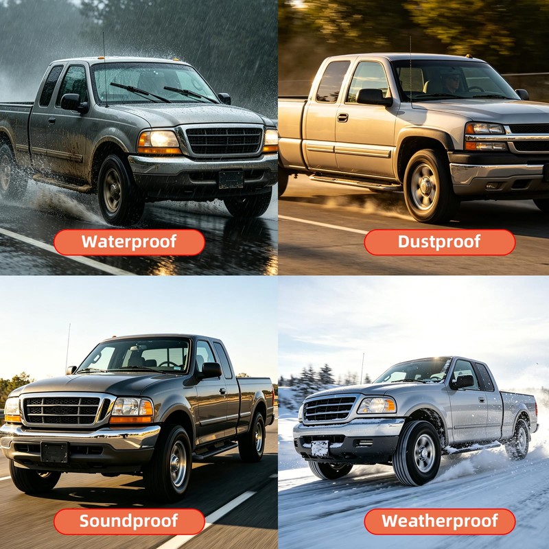 Sathem Front Door Weatherstrip Seal for 1997-2003 Ford F-150 F-250,Drive