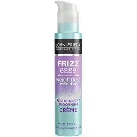 John Frieda Frizz Ease Weightless Wonder Featherlight Smoothing Creme for Frizzy, Fine Hair with Aloe Water, Frizz Control for Thin, Fine Hair, 100 ml