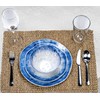 Prepara 12 Piece Melamine Dinnerware Set, Blue Speckle