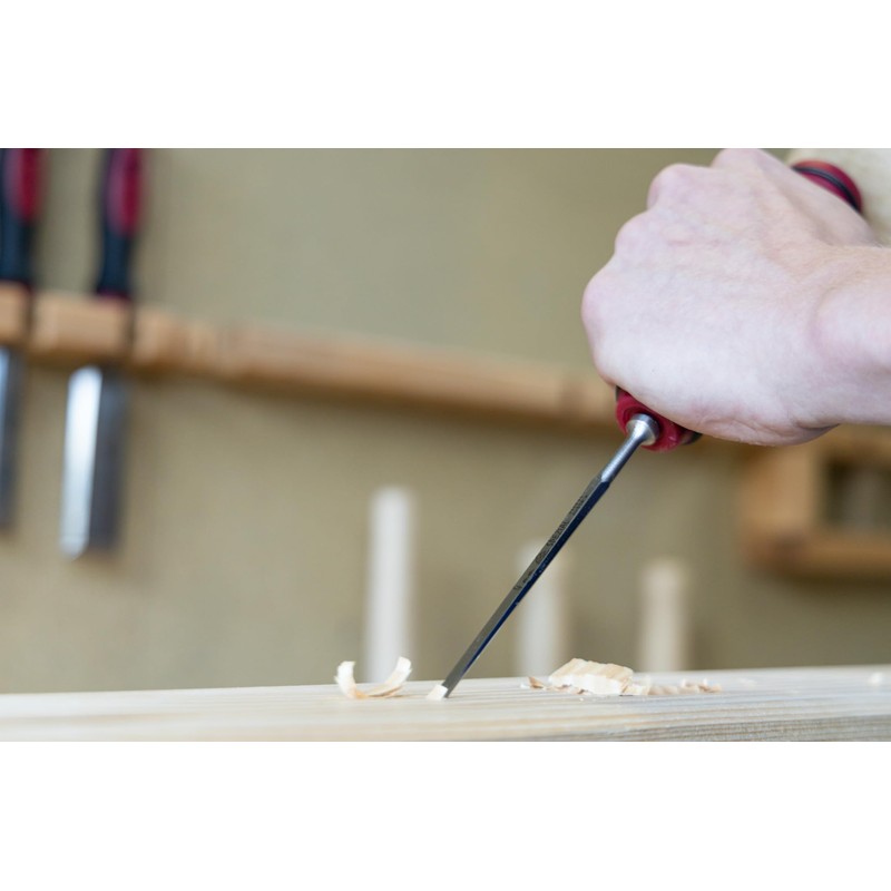 Stubai 356004 4 mm Special Wood Chisel with Plastic Handle
