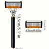 Men's 7-Blade Razor Set, 36 Stainless Steel Blades - Perfect