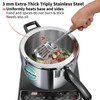HAWKINS Triply Stainless Steel Pressure Cooker, Inner Lid Cooker, (HSST45)