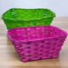 MIJOMA Easter Baskets Set of 4 - Colourful Raffia Decorative