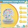 BFB Easter Paper Plates 23cm, Pack of 50 Dinner Plates