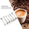 6 Pcs/Set Vintage Carved Coffee Spoons Teaspoons Retro Zinc Alloy