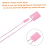 Sourcing Map 140Pcs Pink Nylon Plastic Hang Tag String 6.7Inch