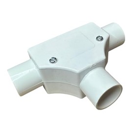 20mm PVC Inspection Tee - White (Pack of 1)