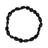 Chili Jewels Bracelet Schorl Bar 0608 mm Nuggets, Black, 1