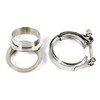 V-Band Clamp Set with Flange 63.5 mm 2.5 Inch Turbo