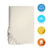 Lavea Jersey Fitted Sheet, Maya Series, 100% Cotton, High-Quality Workmanship,