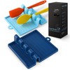 CUZAFO 2-PACK 600°F Heat Resistant Silicone Spoon Rest, Multiple Utensil