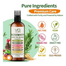 Mezcla Aceites De Romero Puro Vitamina E Y Biotina 177ml