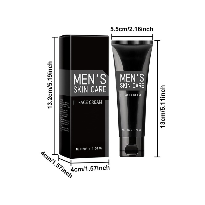 Men's Makeup Cream, Tinted Moisturising Cream for Men, Brightening Cream