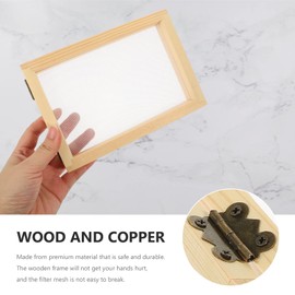 FOMIYES Pantalla De Fabricación De Papel Marco De Molde De Fabricación De Papel Marco De Impresión De Cubierta De Molde De Fabricación De Papel Para Herramienta De Artesanía De Papel DIY