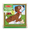Melissa & Doug Pets Wooden Cube Puzzle With Storage Tray