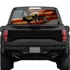 NPVU American Flag Truck Rear Window Decals - Snake Perforated