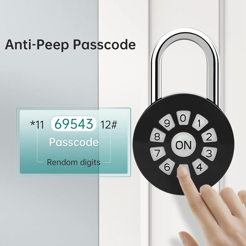 GreatYYT Smart Padlock, Password Lock with APP Control(iOS/Android), Access via