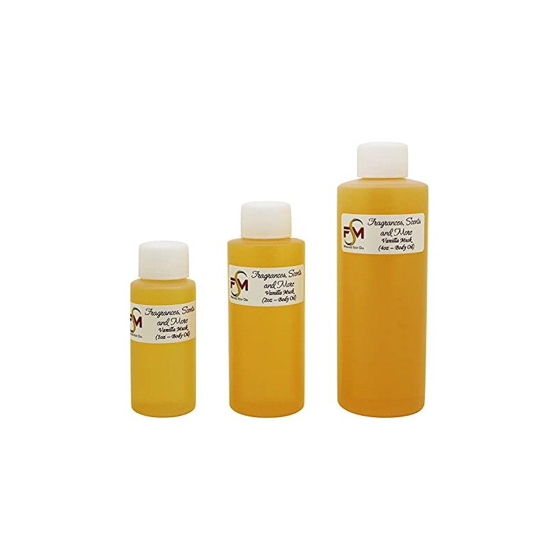 Fragrances, Scents and More Vanilla Musk Perfume/Body Oil (7 Sizes)