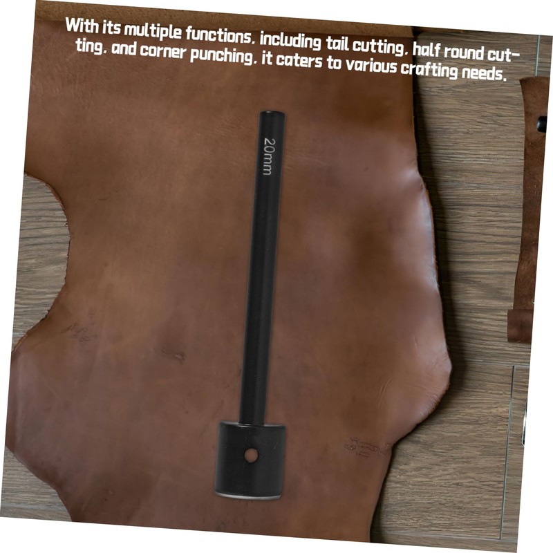 OSALADI Leather Puncher Tool Semicircular Cutter for DIY Leather Craft