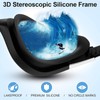 Polarized Swim Goggles, Swimming Goggles Anti-Glare Anti-Fog - Color: Mirror