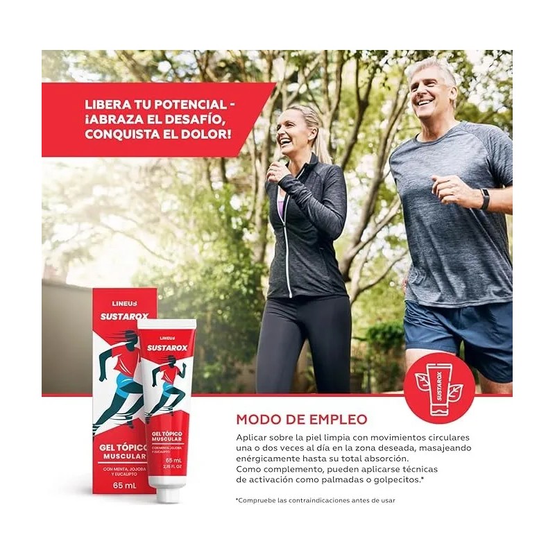 Crema Para Molestias Musculares Y Articulares Sustarox 65 Ml Neutra