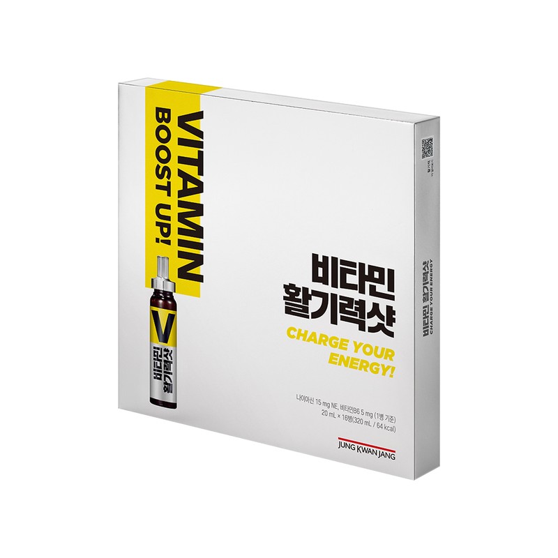 CheongKwanJang 정관장 비타민 활기력 샷 20ml 16병 Korean Ginseng Vitamin