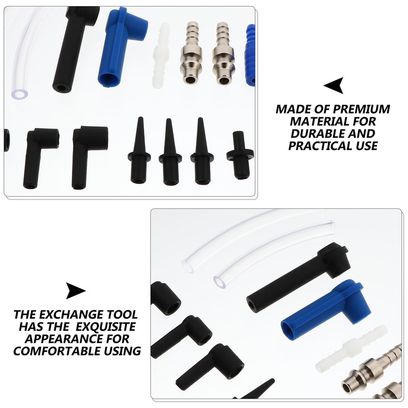 Veemoon 16pcs Brake Fluid Connector Blue Accessories Car Kit Car