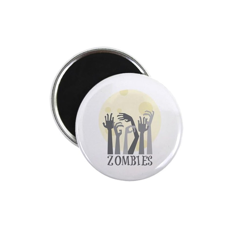 CafePress Zombies Magnets 2.25" Round Magnet, Refrigerator Magnet
