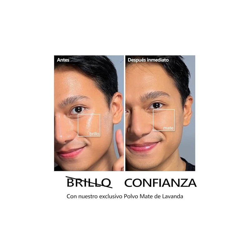 Chillab Polvo Compacto Lavanda (Morado), Matificante 10g