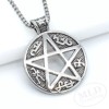 MLD Trading Pentagram Pentacle Pendant Necklace on 23” Box Chain