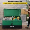 VEVOR Outdoor Storage Box, 150 Gallon Waterproof PE Tarpaulin Deck