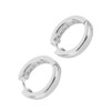 S925 Sterling Silver Ear Hoop Clip Rhinestone Style Clip Hoop