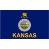 CafePress Kansas Flag Postcards (Package of 8), 6"x4" Printed Note