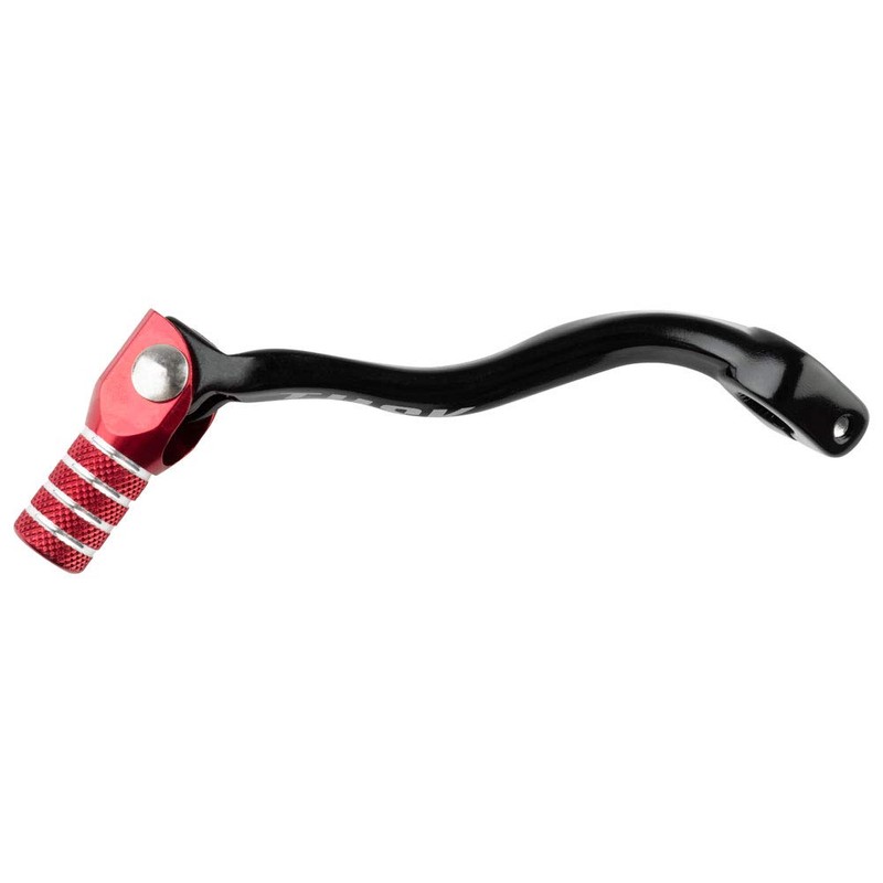 TUSK Folding Shift Lever Black/Red Tip Compatible with Honda CRF250R
