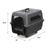 SportPet Designs Plastic Airline Approved Kennels Wire Door Travel Dog