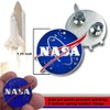 NASA Pin with dual pin posts and deluxe pin clasps