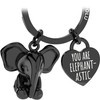 LANOLU Keyring Elephant Trunk Master, Lucky Charm Key Ring Partner