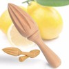 Wooden Citrus Juicer - Handheld Manual Lemon/Orange Reamer | Portable